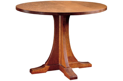 Round Pedestal Table, No Leaves - Stickley Furniture | Mattress