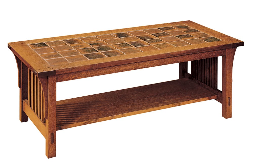 Tile-Top Cocktail Table - Stickley Furniture | Mattress