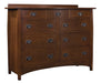 Harvey Ellis High Double Dresser - Stickley Furniture | Mattress