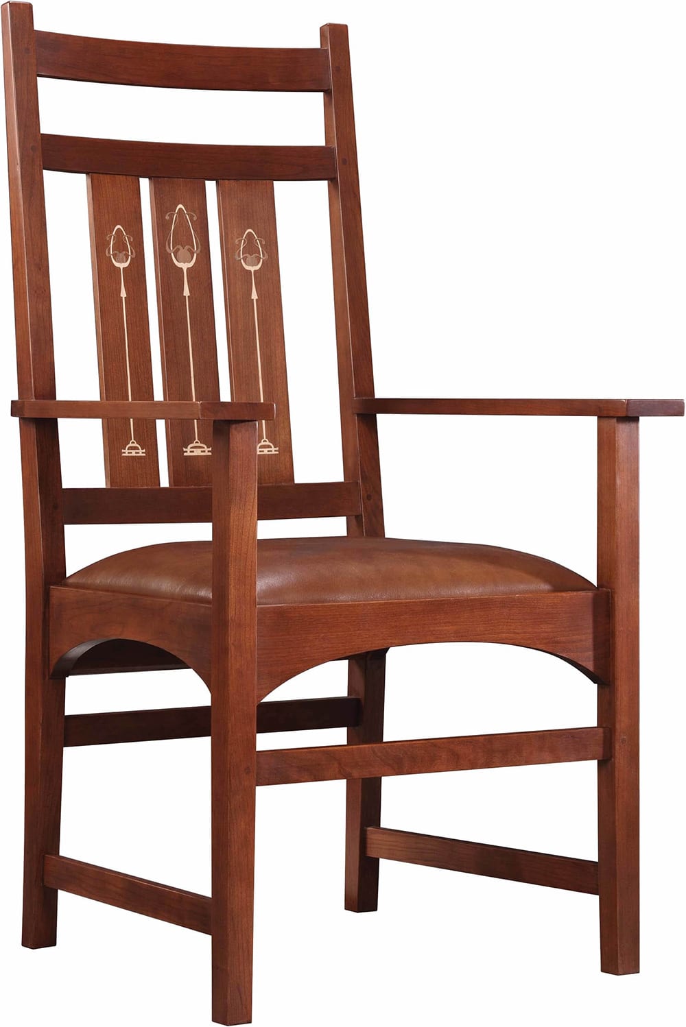 Harvey Ellis Arm Chair, with Inlay - Stickley Furniture | Mattress