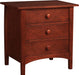 Harvey Ellis Three-Drawer Nightstand - Stickley Furniture | Mattress