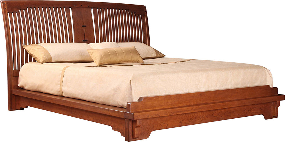 Oak Knoll Spindle Platform Bed - Stickley Furniture | Mattress